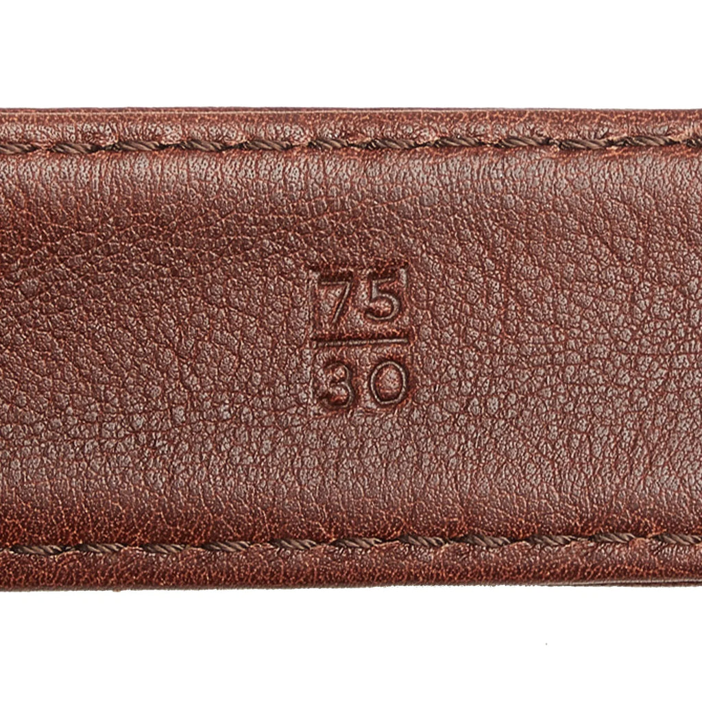 Pre-Owned Authenticated Chanel CC Belt Bag Lambskin Leather Brown Unisex (Fair)