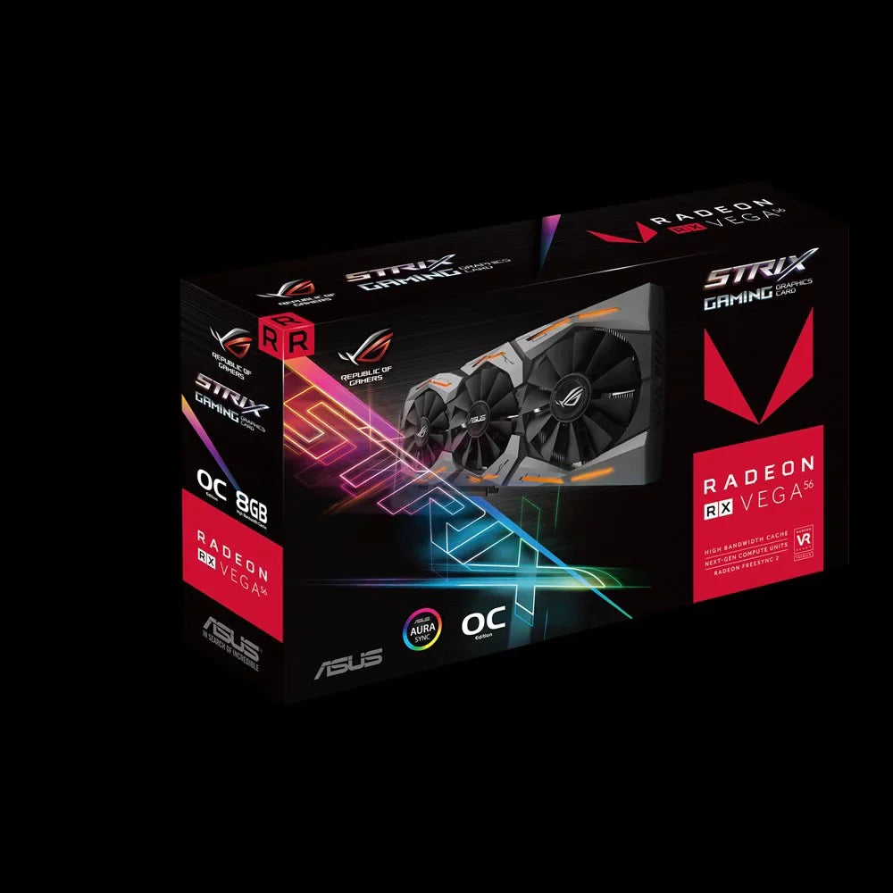 Asus Rog-Sizetrix-Rxvega56-O8G-Gaming Graphics Card