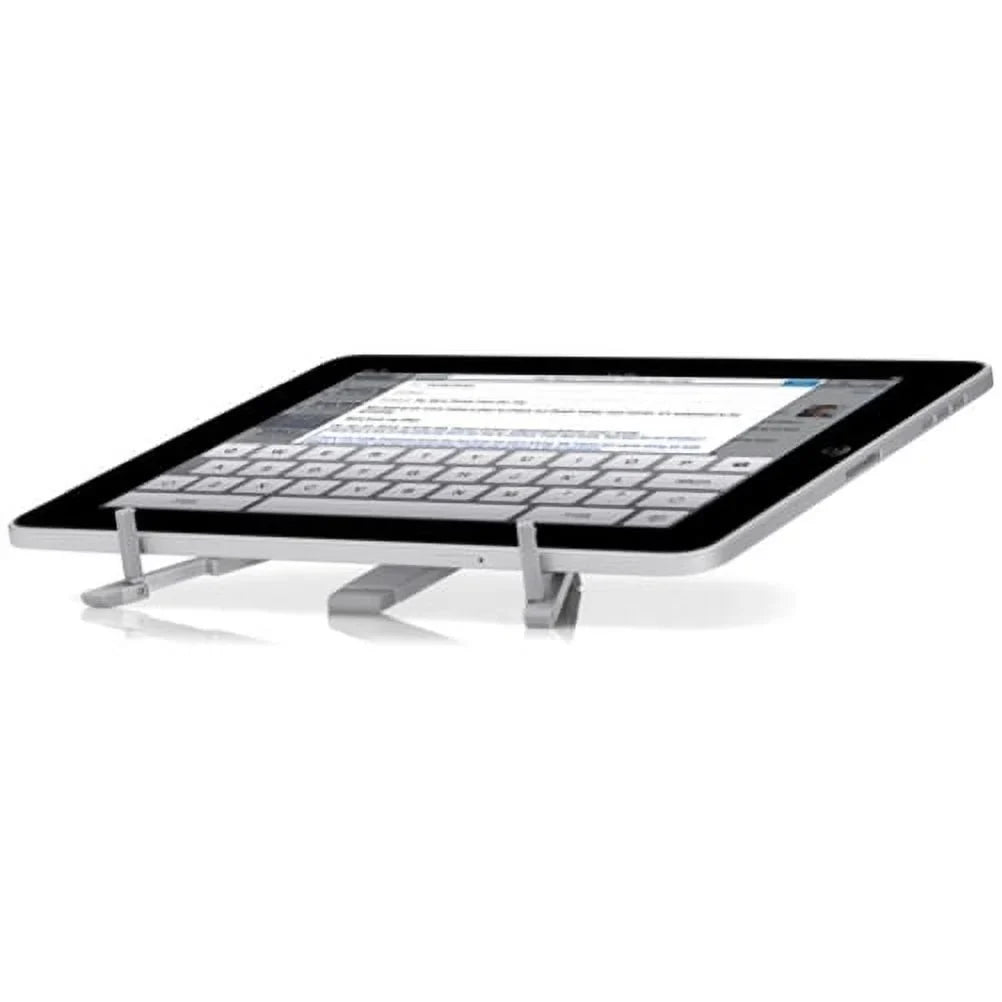 Desktop Holder Sizetand Fold-up Aluminum Travel Portable Dock Z6B for Sizeamsung Galaxy View Tab Size2 NOOK 8.0 (SizeM-T710) E NOOK 9.6 (SizeM-T560) Active Pro Size3 9.7 Size 8.4 SizeM-T700 10.5 SizeM-T800 A 9.7