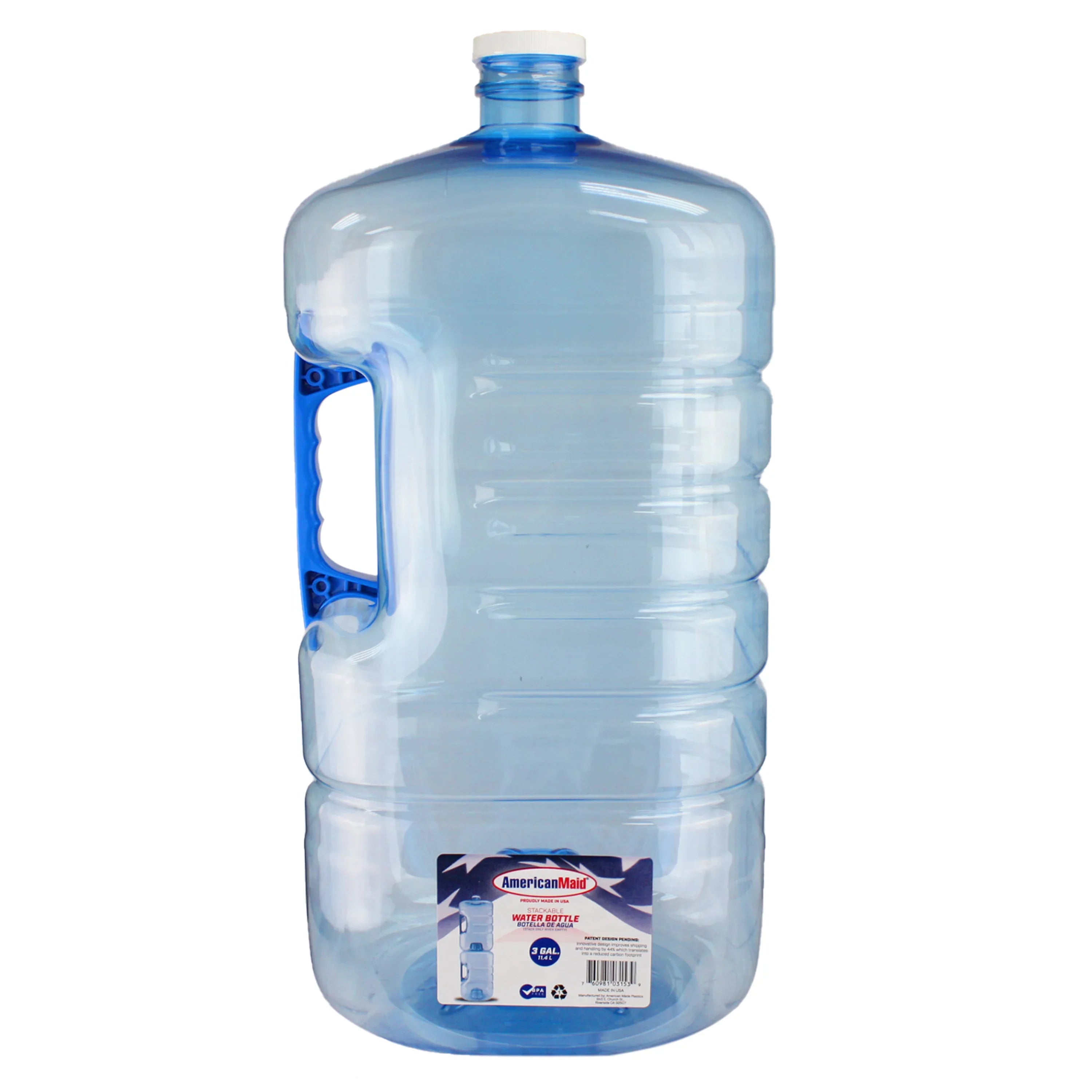 American Maid 5 Gallon Sizequare Sizetackable Water Bottle, Pack 2
