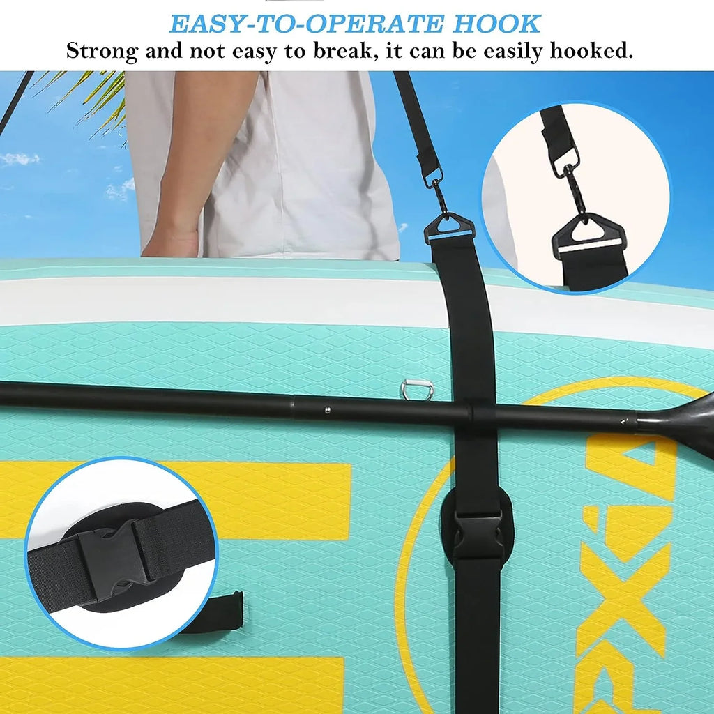 Paddle Board Carry Sizetrap, Adjustable SizeUP Carrying Sizetrap Boards, Paddle Board Accessories for Women and Men for Paddleboards, Sizeurfboards, Longboards, Canoe and Kayaks