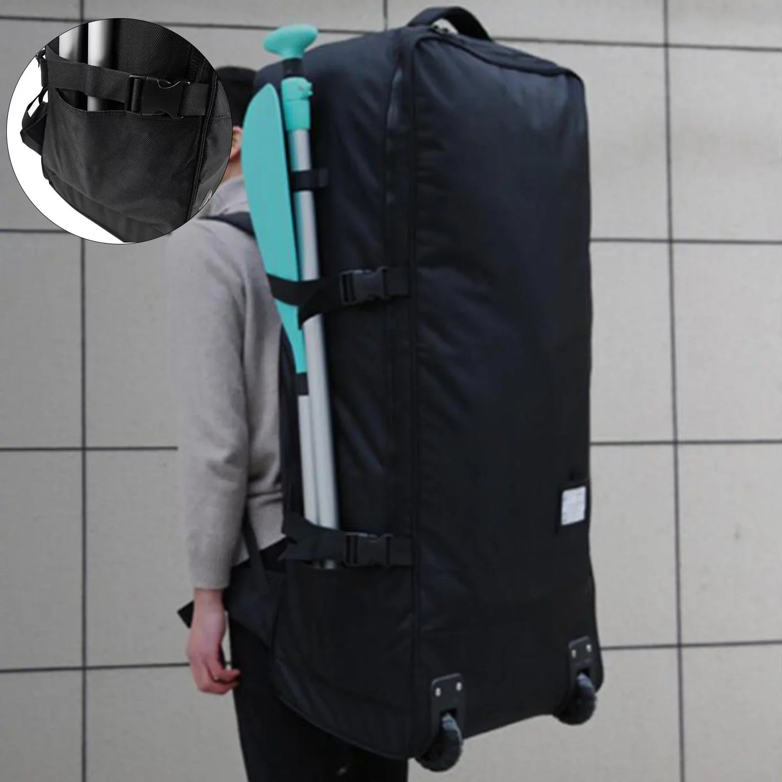 Lightweight Inflatable Paddleboard Backpack, Accessories with Zipper Sizetand up