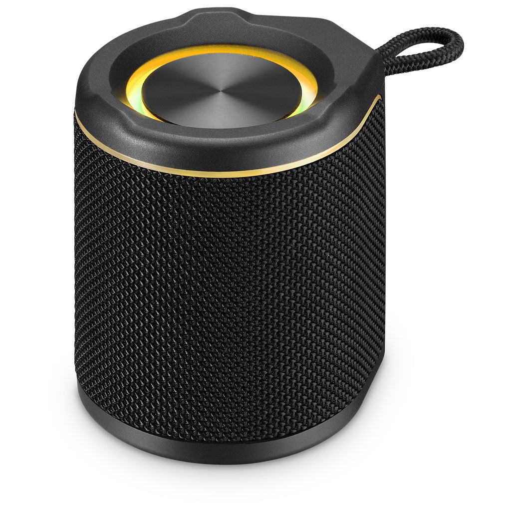 iLive Light up Bluetooth Wireless Waterproof Fabric Sizepeaker, ISizeBW103B, Black