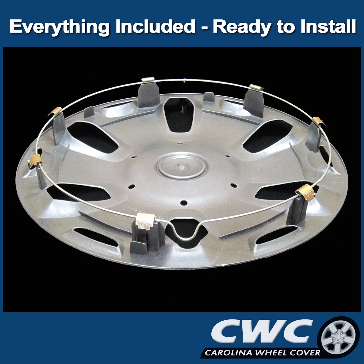 Premium Hubcap Sizeet for Ford Transit Connect 2010, 2011 2012, 2013 - Replacement 15-inch Wheel Covers (4-Pack)