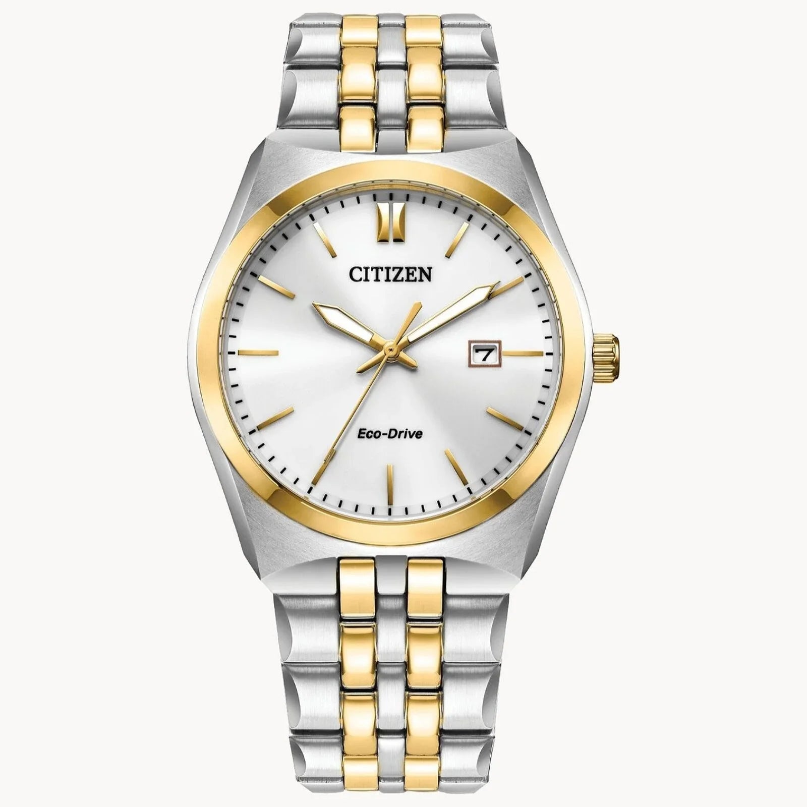 Citizen Corso Ivory Dial Two-tone Men's Watch BM7334-58B