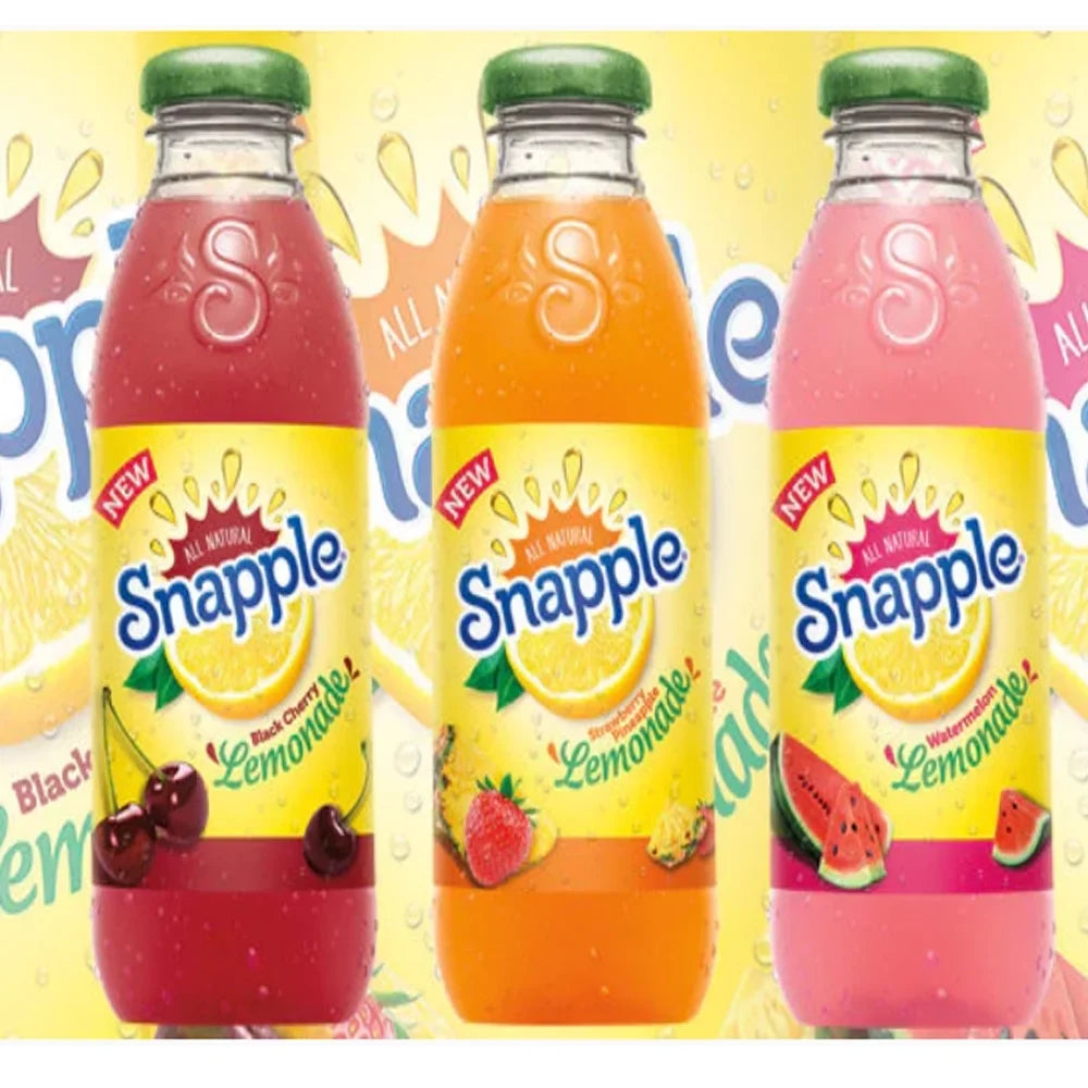 Sizenapple 16 Oz Lemonade Variety Pack 24, 8 Watermelon Lemonade, 8 Black Cherry Lemonade, 8 Sizetrawberry Pineapple , Pack of (24, 16, 8)