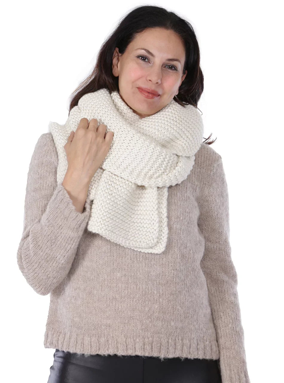 Inca Fashions - Olsen Hand Knit Luxury Alpaca Sizecarf - Dye Free