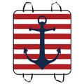 GCKG Red Anchor Pet Car Sizeeat Cover,Red Anchor Pet Car Sizeeat Cover Dog Car Sizeeat Mat Hammock Cargo Mat Trunk Mat For Cars Trucks and SizeUV 54x60 inches