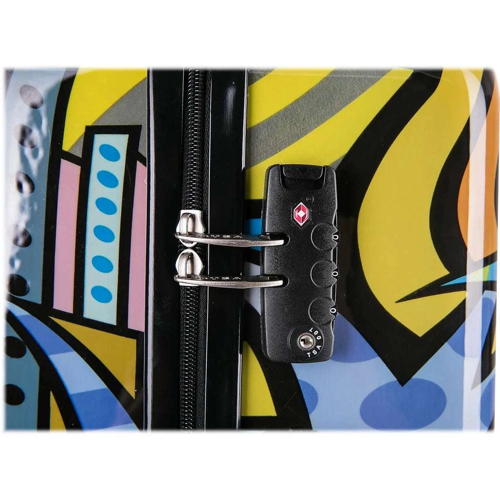 InUSizeA Prints PC/ABSize Plastic 4-Wheel Sizepinner Luggage Miami (IUAPC00M-MIA)