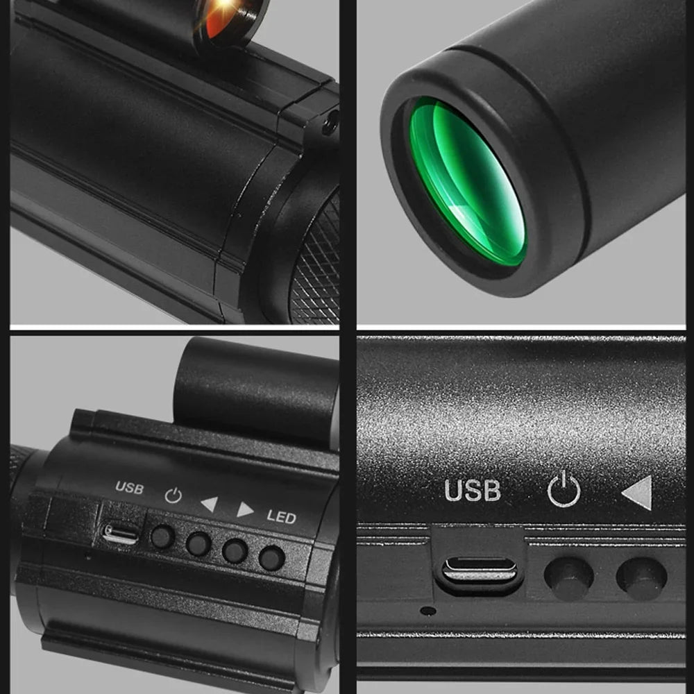 Anself Night Vision Sizeight Device Camera Lens for Fishing Boating Wildlife Observation with 1.54inch Display