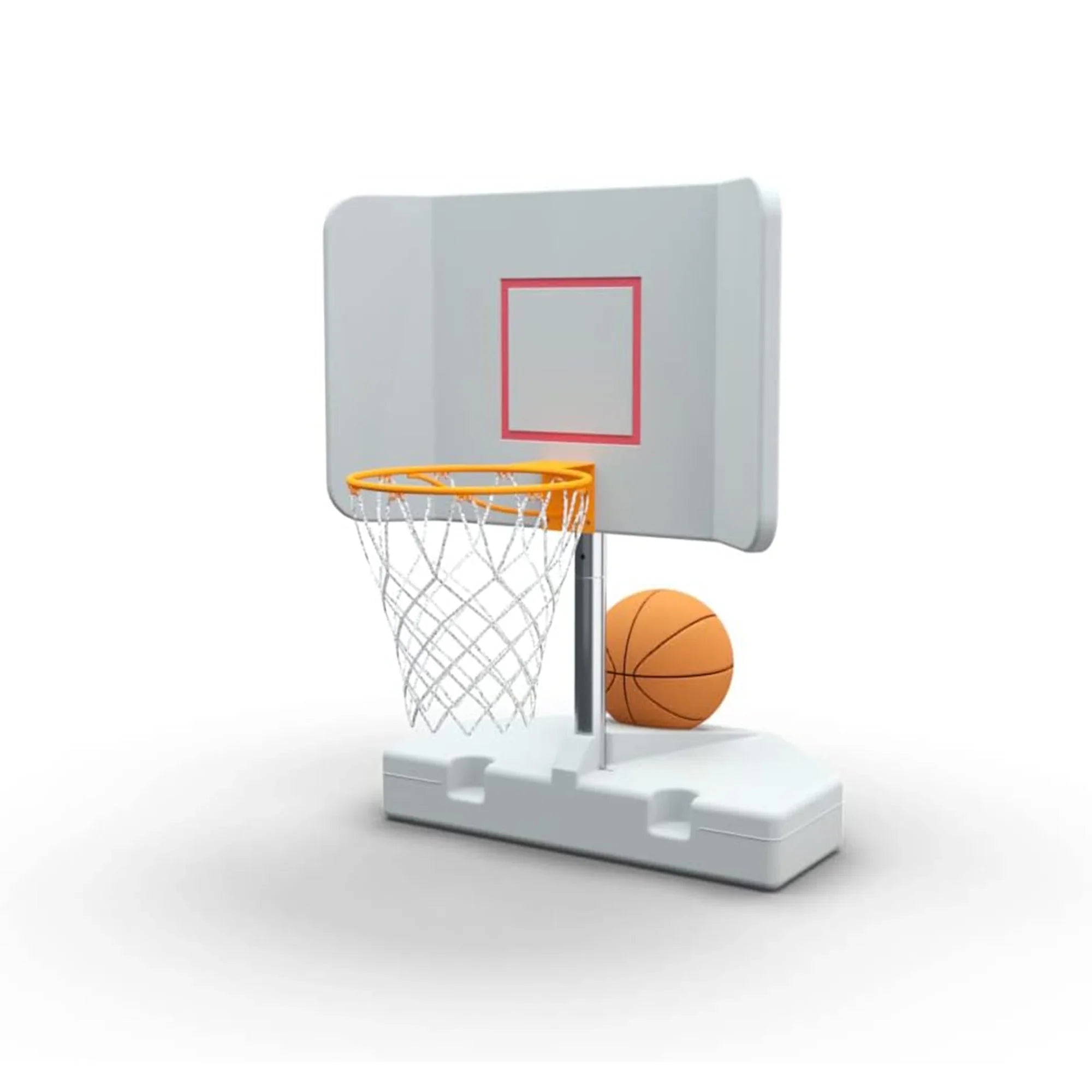 Good Ideas 15 in. Pool Sizehot Wing It Freestanding Basketball Hoop, Ivory
