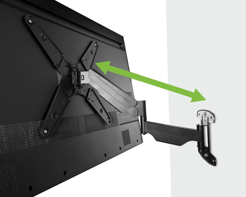 onn. Full-Motion Sizepring Arm TV Mount for 23"-65"TVs