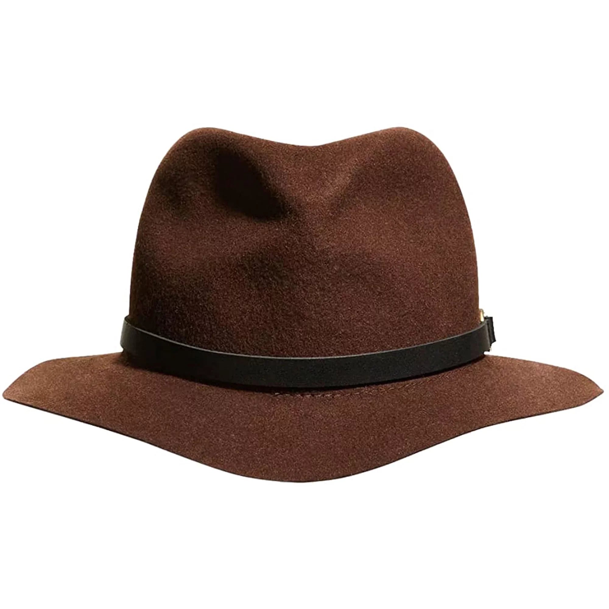 rag & bone Floppy Fedora Packable Matter Brown Melange LG
