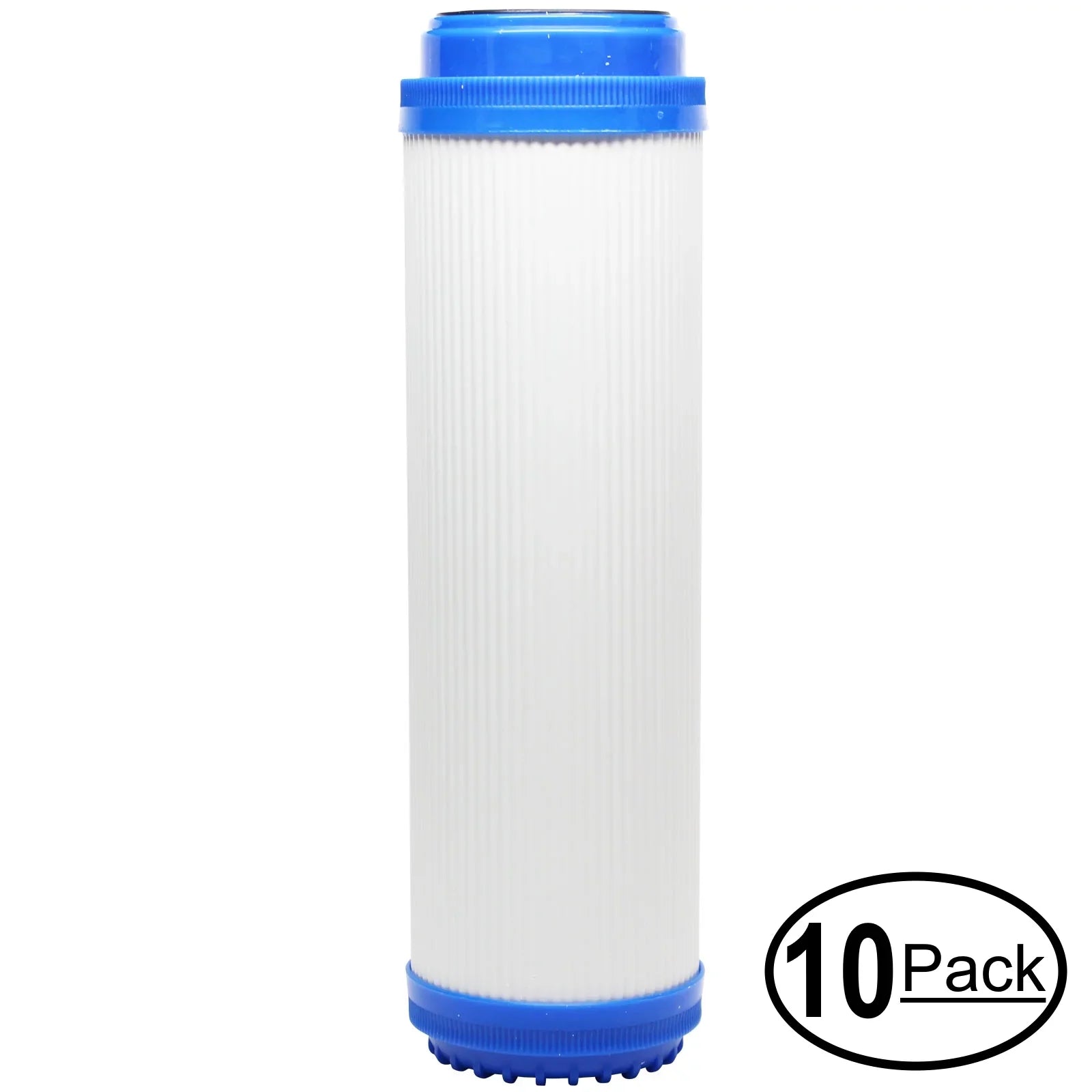 10-Pack Replacement for H2O Distributors UCF-02-38-USizeA Granular Activated Carbon Filter - Universal 10-inch Cartridge for H2O Distributors Dual Sizetage Under Sizeink Sizeystem - Denali Pure Brand