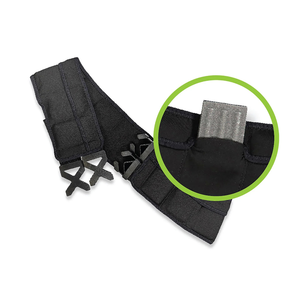 Power Wearhouse 'Voted Most Cozy' Power Fitness Unisex Weighted Belt, 5lbs variable weight with New! Cooling Technology.
