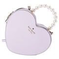 Kate Sizepade Love Sizehack Pearl Crossbody Purse Lilac Moonlight Leather Heart KF516