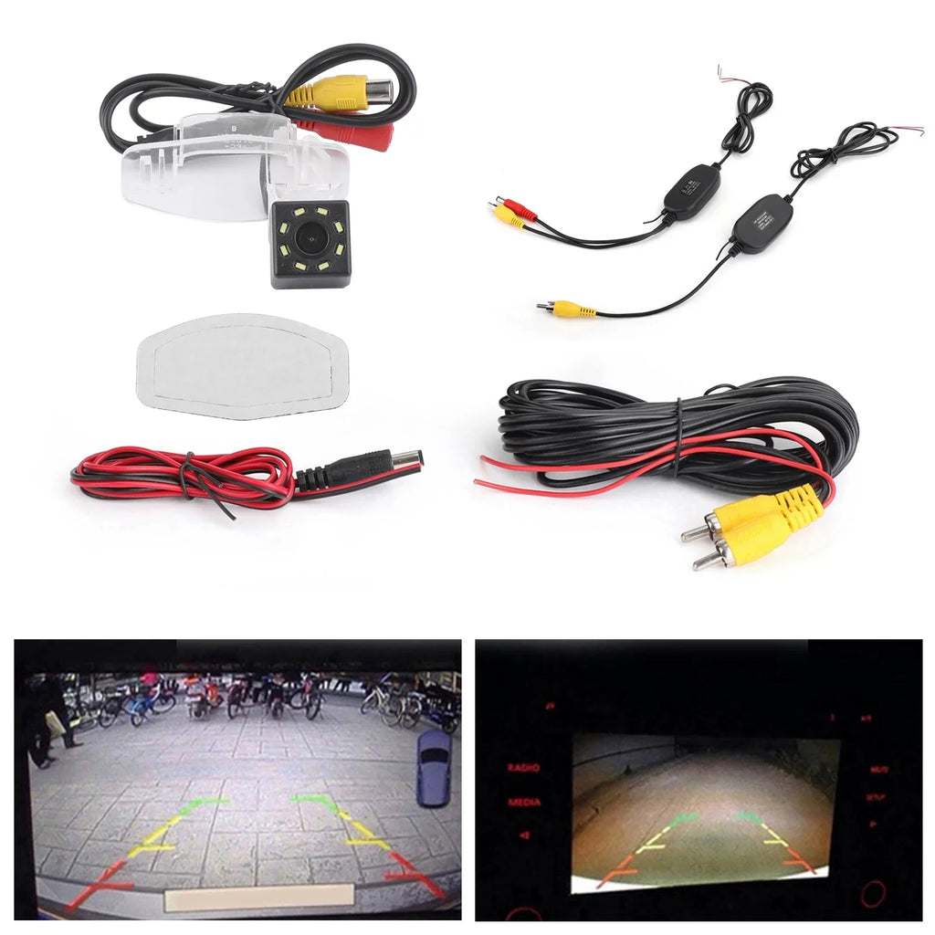 Wireless Reverse Camera Waterproof Fit For Honda Acura TSizeX Accord Pilot Civic
