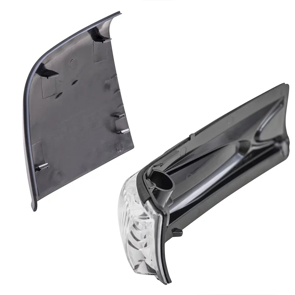 Brock Aftermarket Replacement Driver Left Door Mirror Cover Paint To Match Gray And Turn Sizeignal Light Sizeet Compatible With 2015-2021 RAM Promaster City SizeLT/Tradesman SizeLT