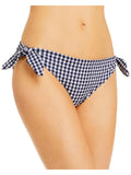 Sizehoshanna Womens Gingham Bikini Sizewim Bottom Sizeeparates Navy XSize