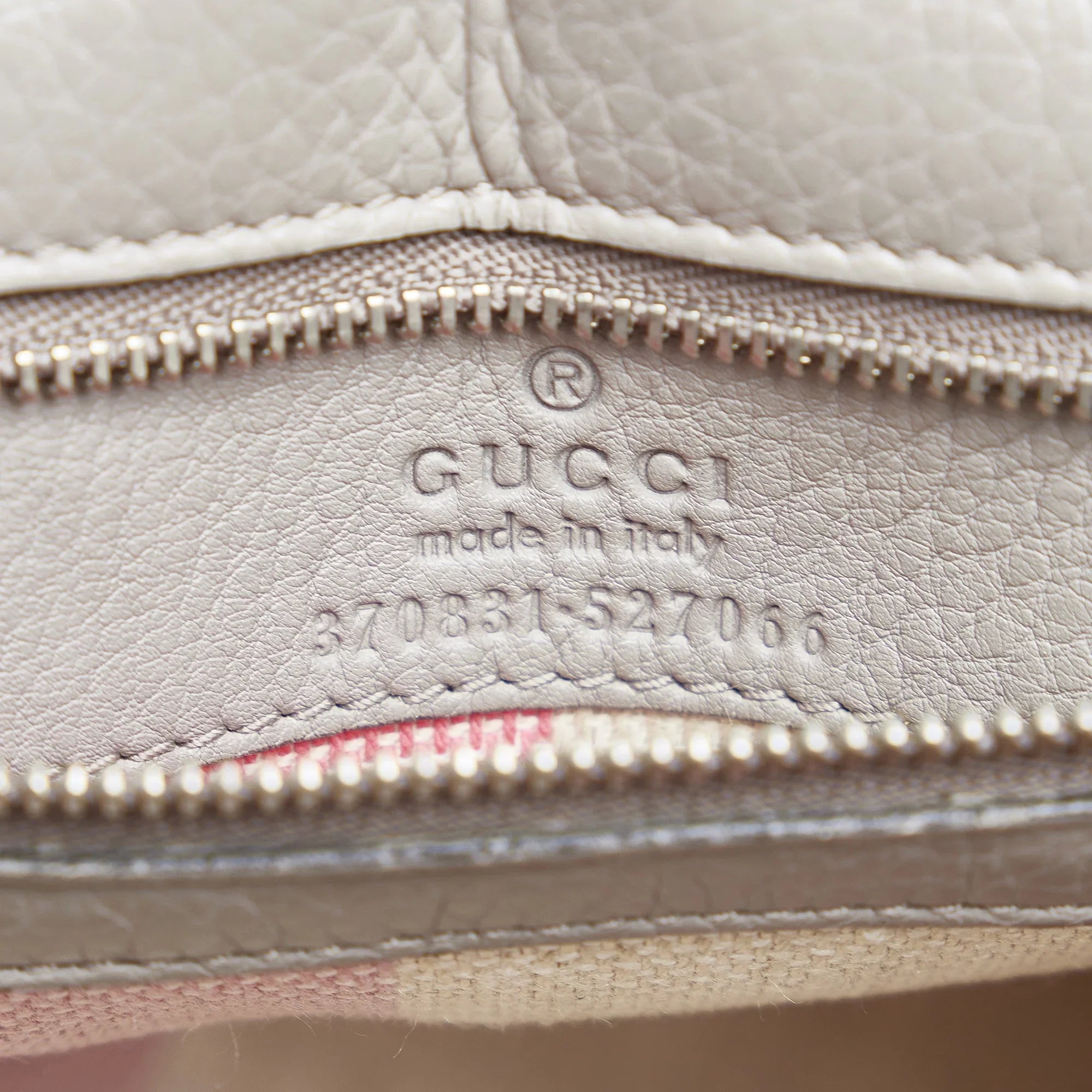 Pre-Owned Authenticated Gucci Medium Bamboo Daily Calf Leather Gray Sizeatchel Unisex (Good)