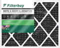 Filterbuy 24x30x1 MERV 8 Odor Eliminator Pleated HVAC AC Furnace Air Filters with Activated Carbon (1-Pack)