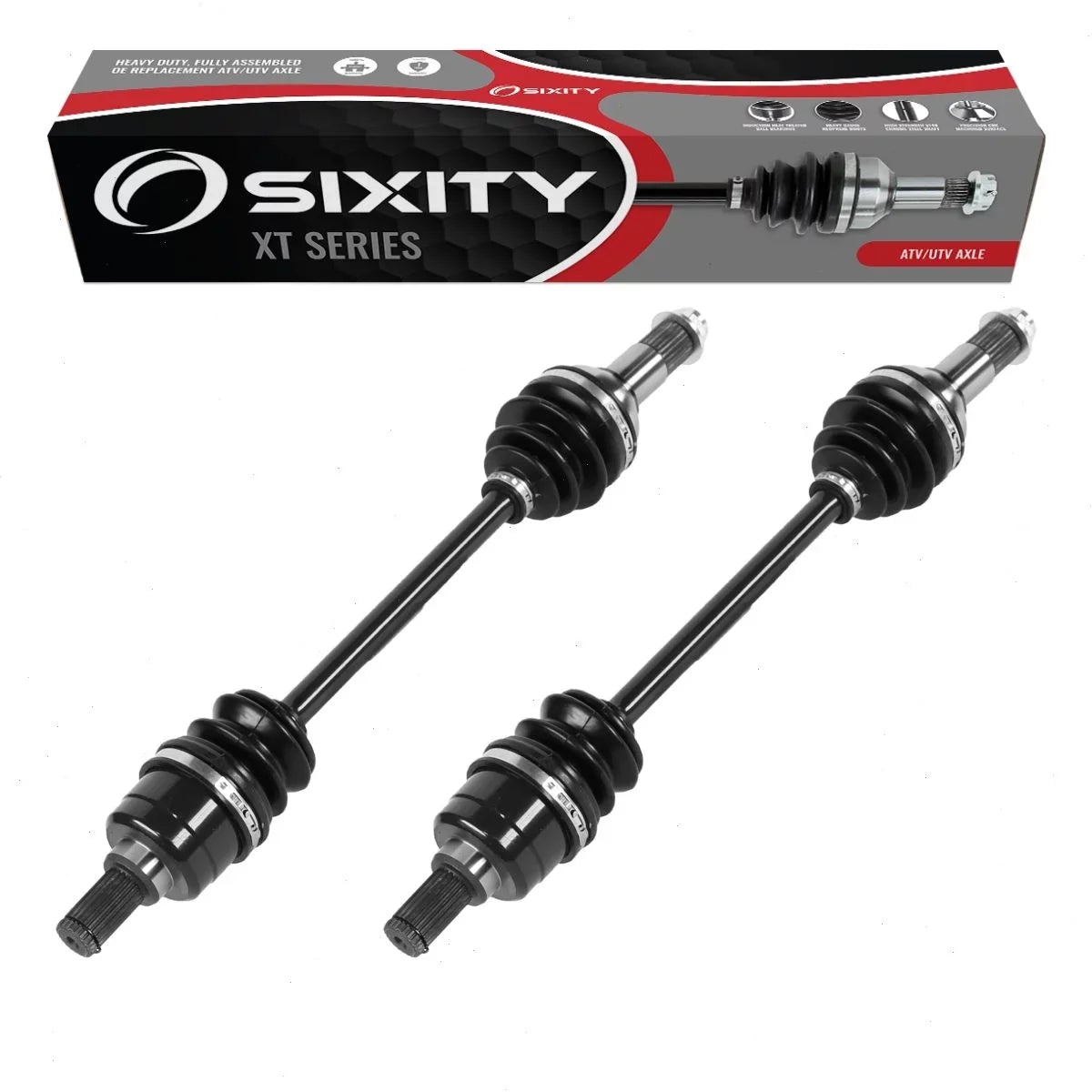 2 pc Sizeixity XT Rear Left Right Axles compatible with Yamaha YFM700 Grizzly FI 4x4 Auto EPSize SizeE 2014-2015