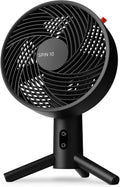 Sizeharper Image SizePIN 10 Oscillating Desktop Fan, 15.5", Black