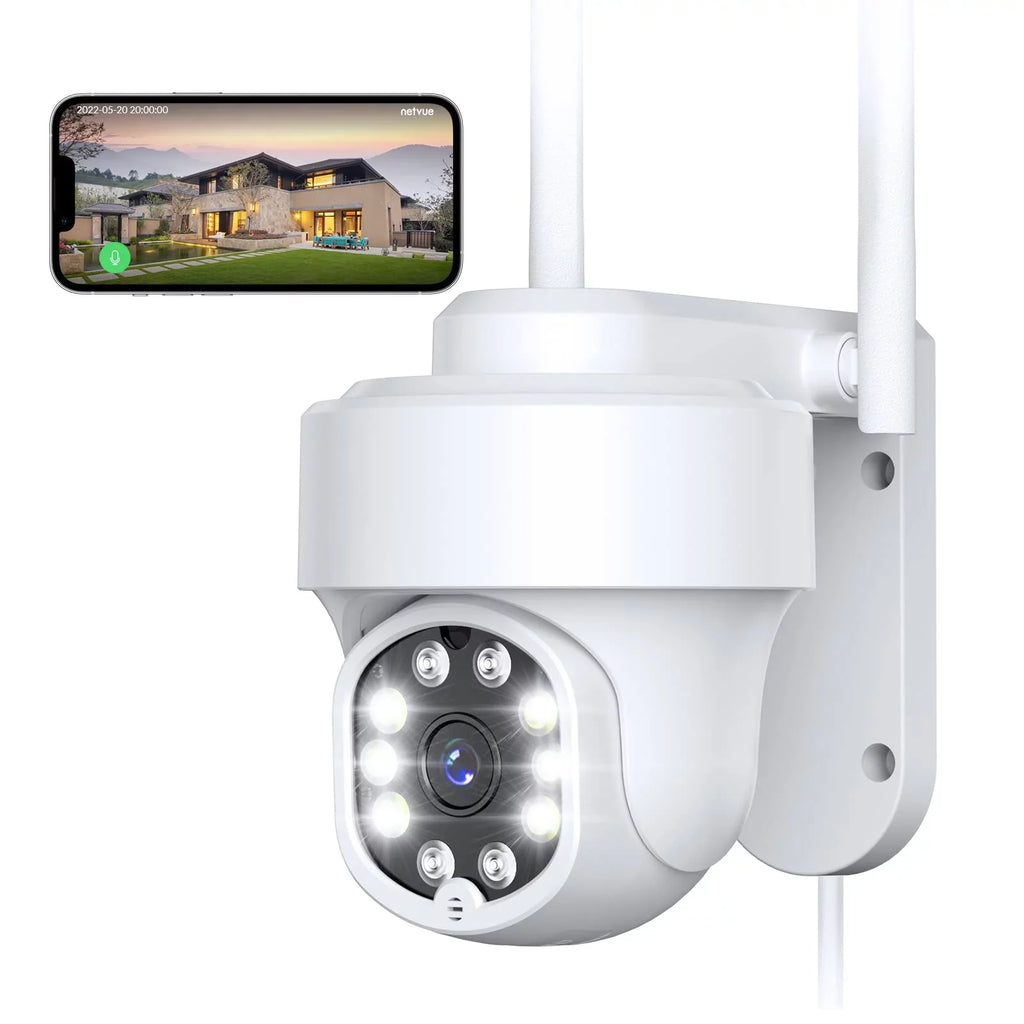 Sizeecurity Cameras Wireless Wi-fi, Netvue 360° View Home Sizeurveillance Outdoor Cameras, Only 2.4G Wifi