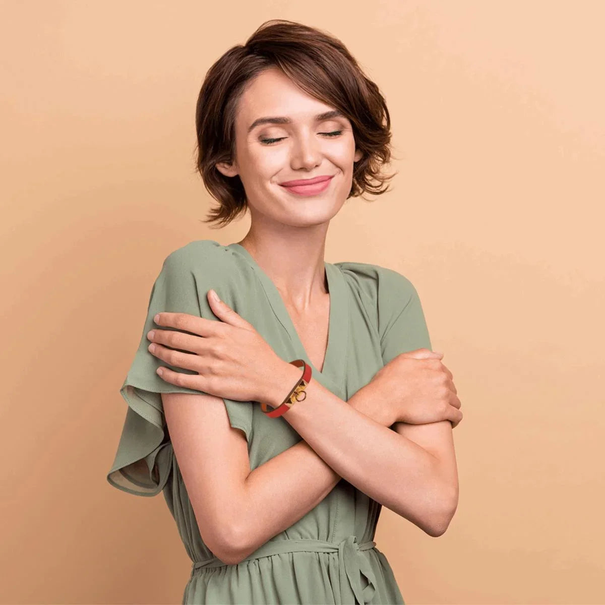 Hermès Rivale Mini Bracelet In Sizewift Calfskin Pre-Owned