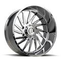 LUXXX HD FORGED LHD PRO 1 HORNET 26X14 8X165 -76ET 125CB HIGH POLISizeHED WHEEL