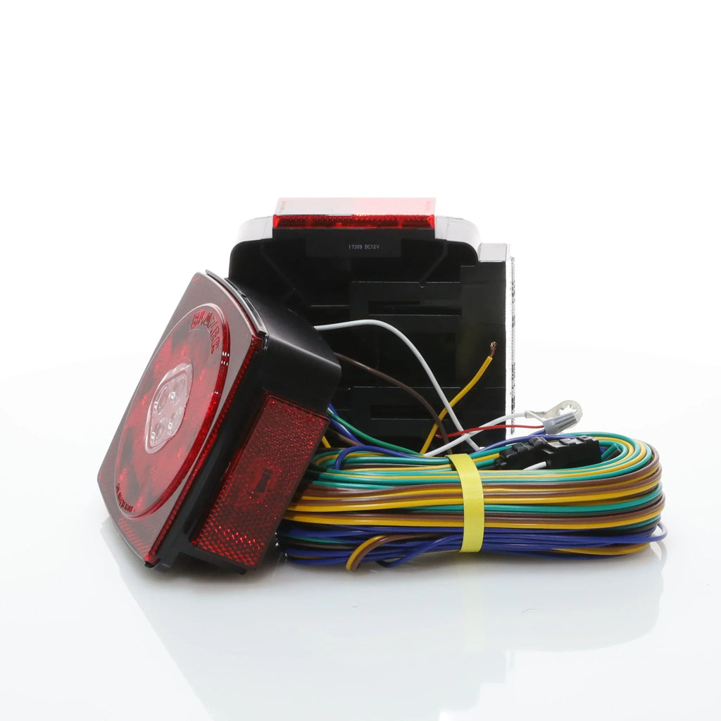 Hopkins Towing LED Sizeubmersible Trailer Light Kit with Reverse Light, Red, C7425