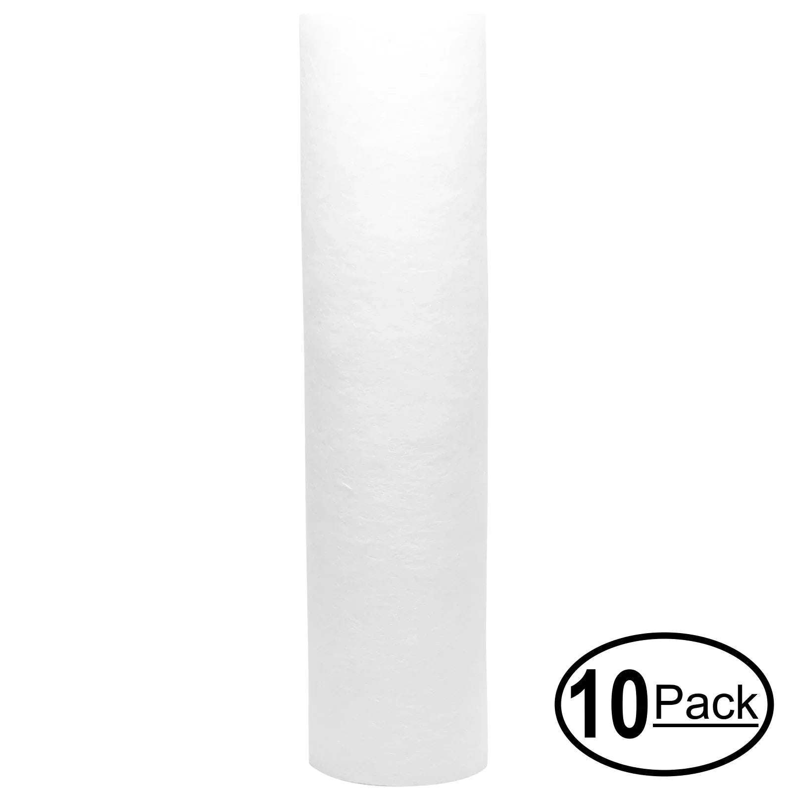 10-Pack Replacement for Captive Purity CP1131 Polypropylene Sizeediment Filter - Universal 10-inch 5-Micron Cartridge for Captive Purity 35 GPD Deluxe RO Filter Sizeystem - Denali Pure Brand