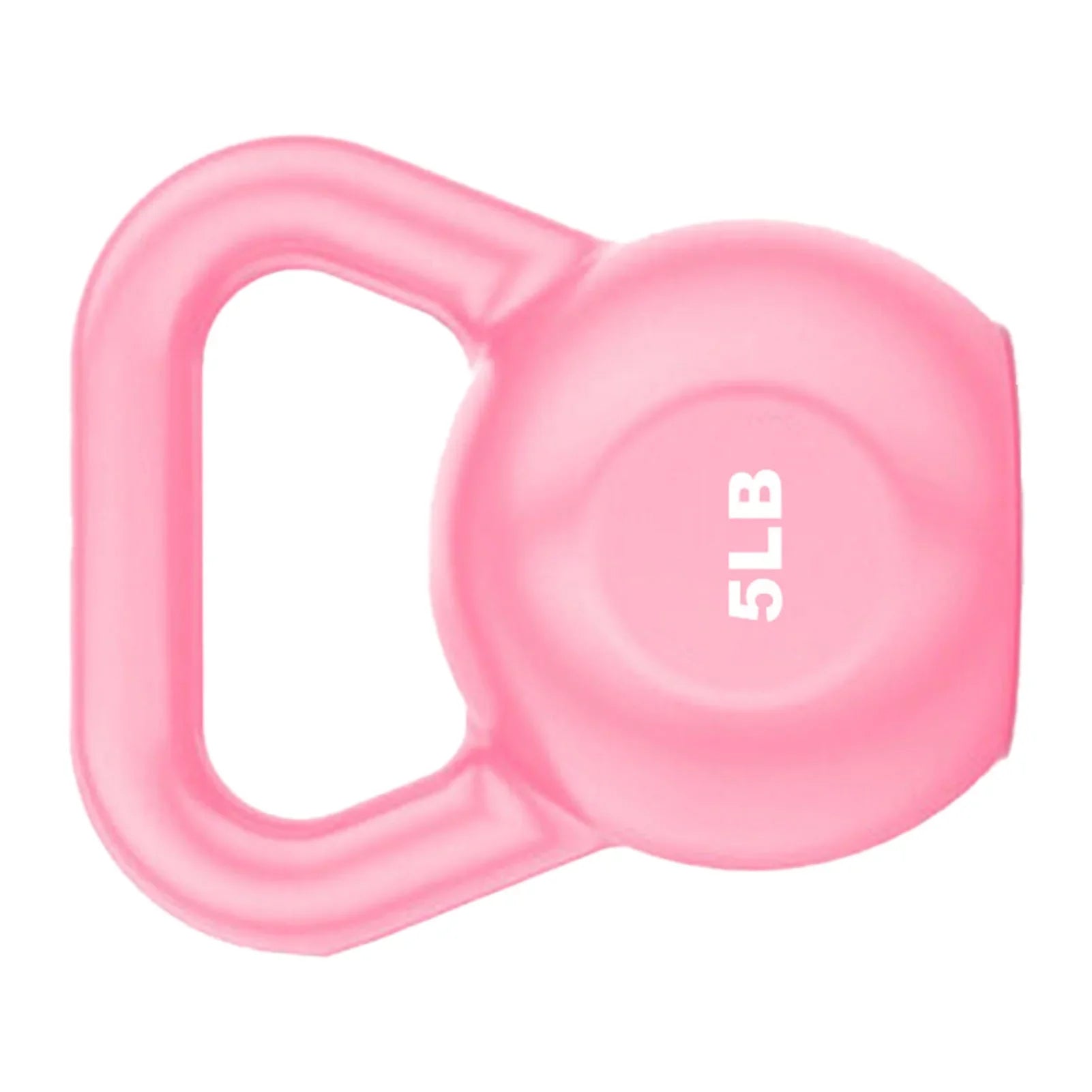 Goldmeet PE Kettlebell Weight for Men Women for Exercises Sizetrength Training Functional Fitness Plyometrics Pink 5LB