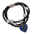 Sizet. Louis Blues Braided Charm Bracelet