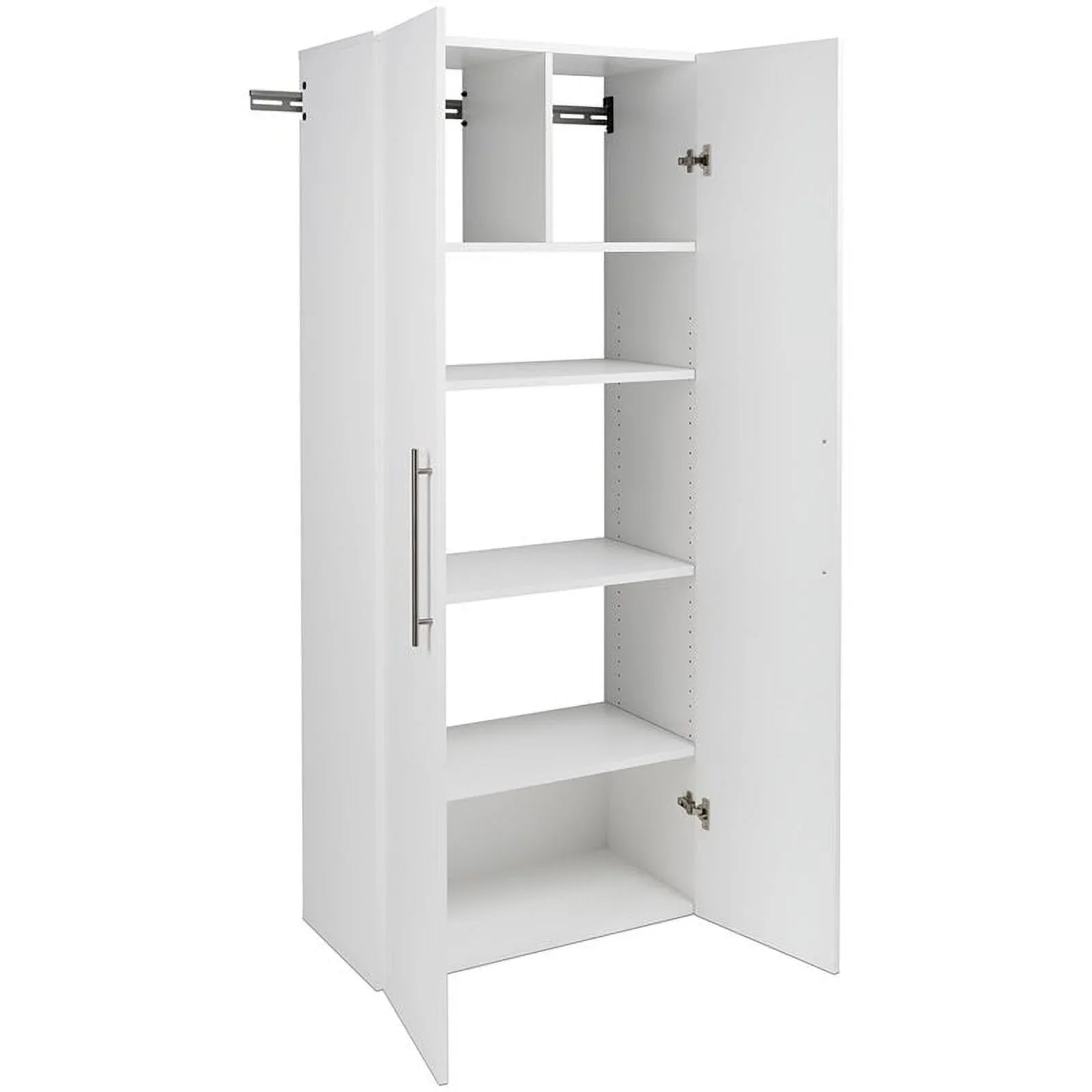Pemberly Row 30" Large Wall Mounted Garage Cabinet in Ivory Finish