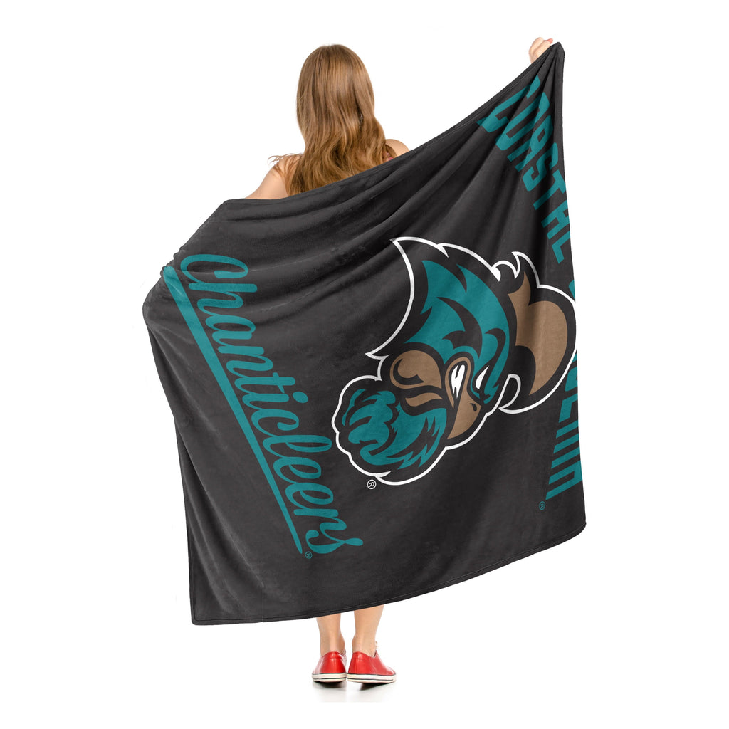 Coastal Carolina Chanticleers Alumni Sizeilk Touch Throw Blanket