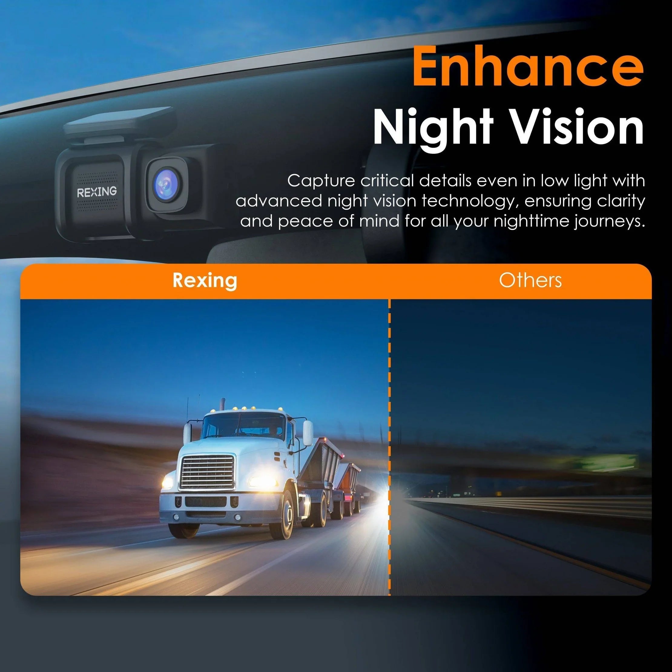 DT2 Dual Channel 1080p Front and Rear Dash Cam
