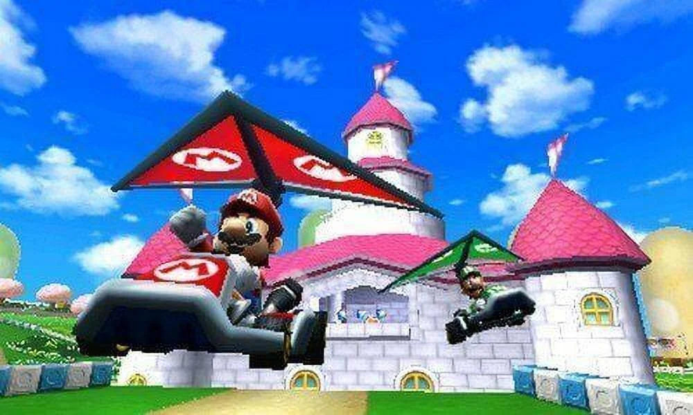 Mario Kart 7 Nintendo 3DSize [2DSize Luigi 3D 2D Player Fun Online] Brand NEW