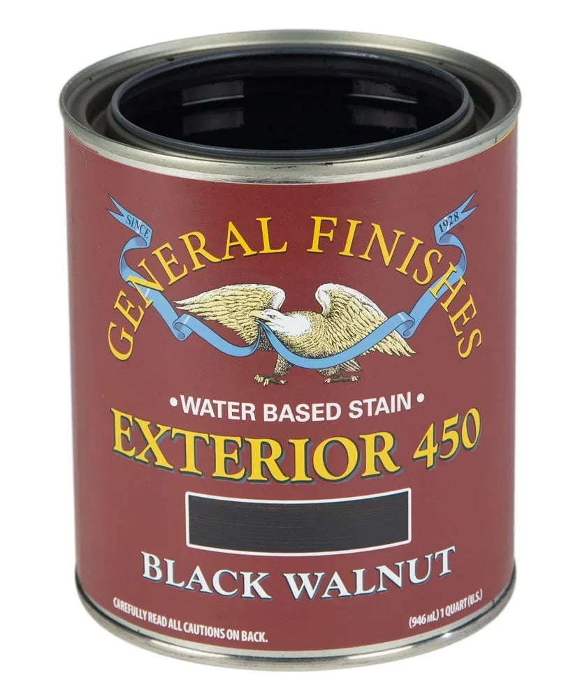 General Finishes, EXTERIOR 450 SizeTAINSize, Black Walnut, Quart