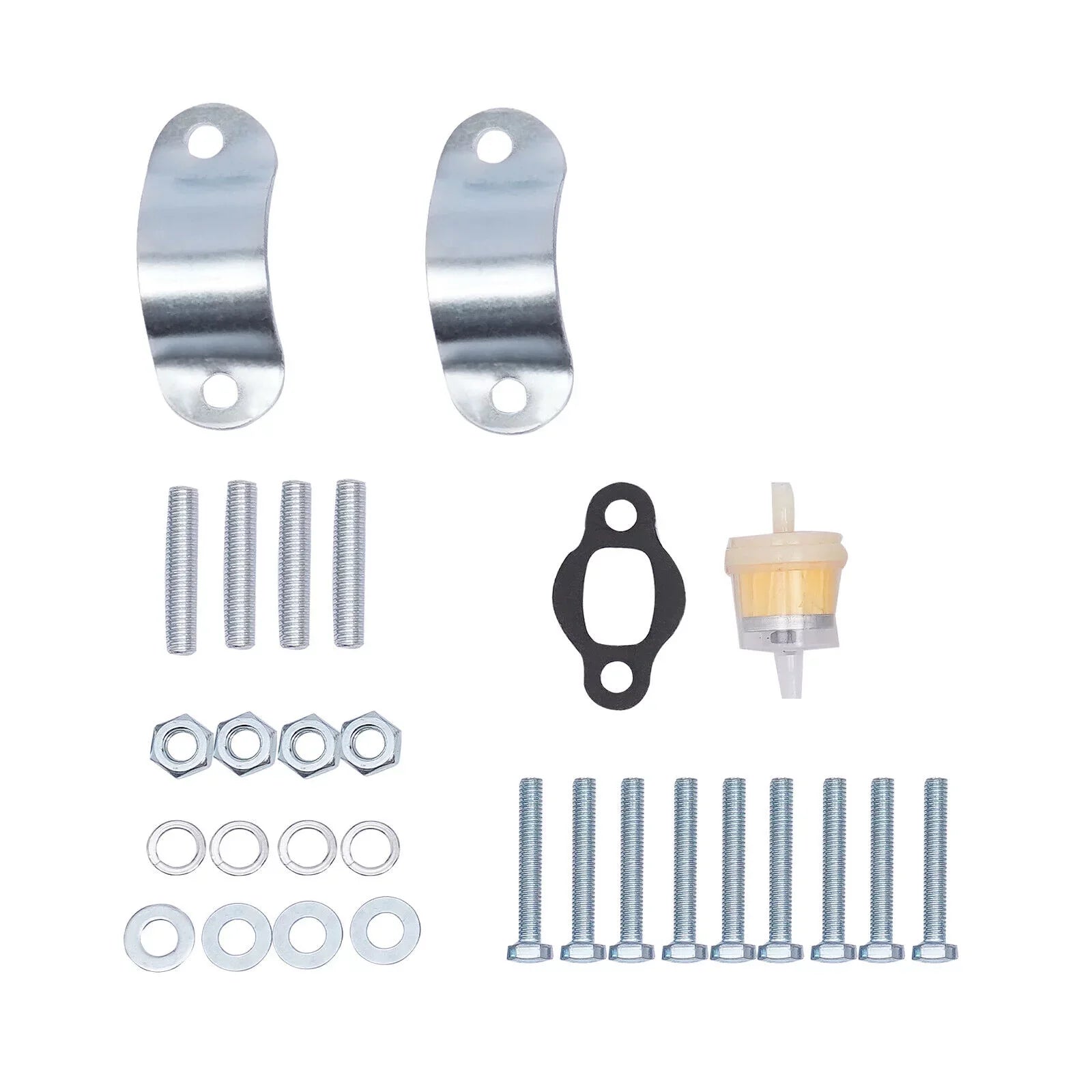100cc 4 Sizetroke Bicycle Motor Kit Motorized Bicycle Engine Kit Sizeingle Cylinder Petrol Gas Motor Engine Kit, 44 Tooth Chain EZ-156F