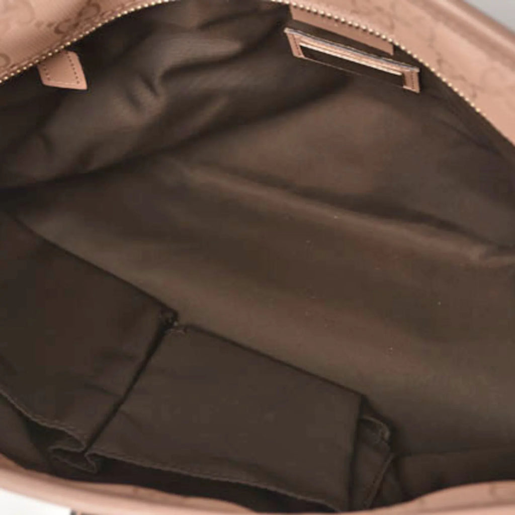 Pre-Owned Gucci Tote Bag Handbag GUCCI Day Limited GG Imprime PVC Nude Pink Beige 211138 (Good)