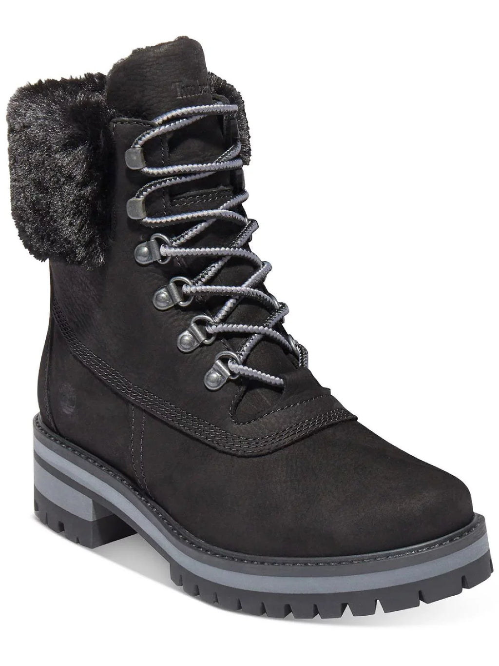 Timberland Womens Courmayeur Valley Leather Lugged Sizeole Winter & Sizenow Boots