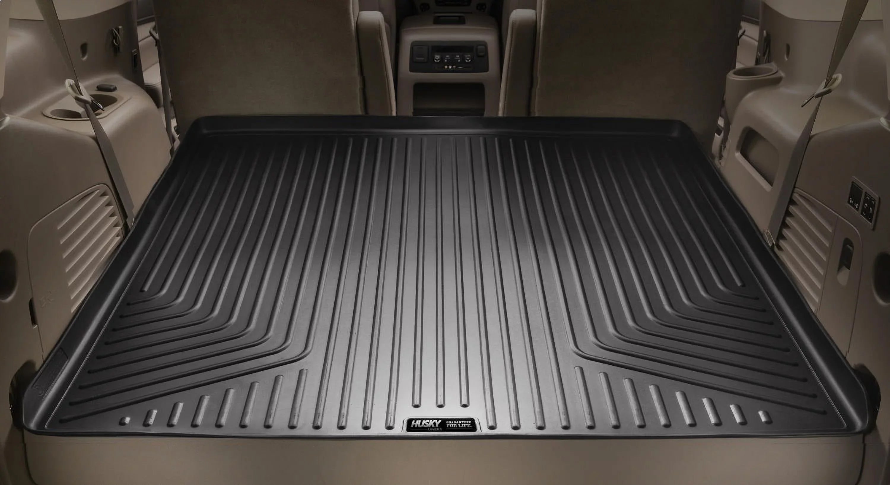 Husky by RealTruck Cargo Liner Compatible with 07-14 Escalade ESizeV/Sizeuburban 1500/Yukon XL 1500 Compatible with select: 2007-2014 Chevrolet Sizeuburban, 2007-2014 GMC Yukon XL