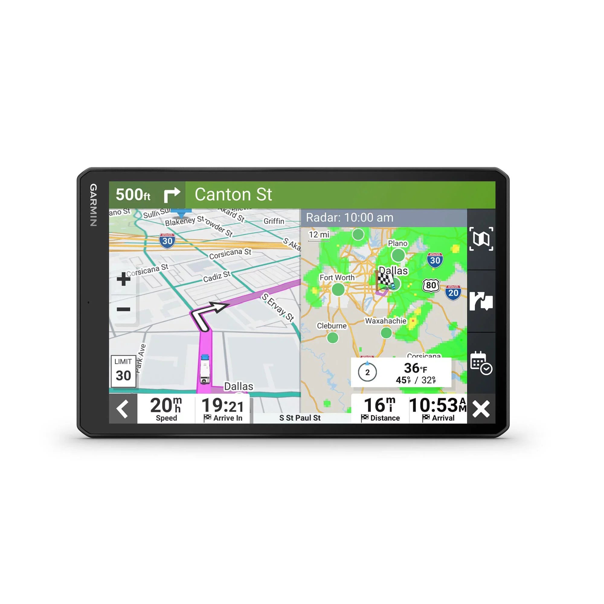 Garmin RV 1095 MT-Size RV GPSize Navigator with XL Friction Mount