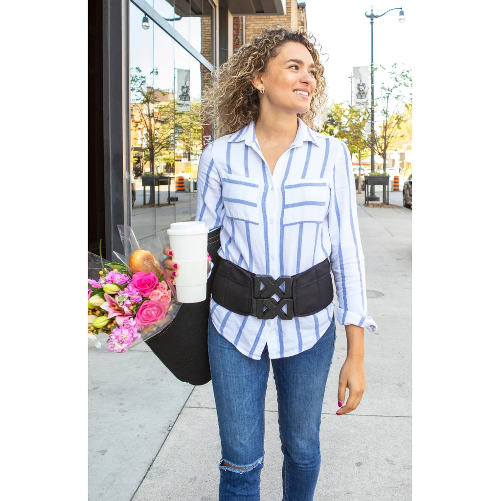 Power Wearhouse 'Voted Most Cozy' Power Fitness Unisex Weighted Belt, 5lbs variable weight with New! Cooling Technology.