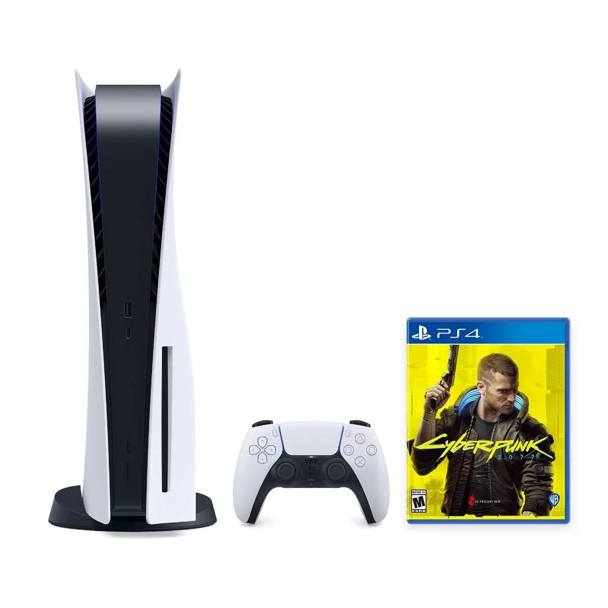 PlaySizetation 5 Disc Version Bundle With Cyberpunk 2077 Game Disc - PSize5