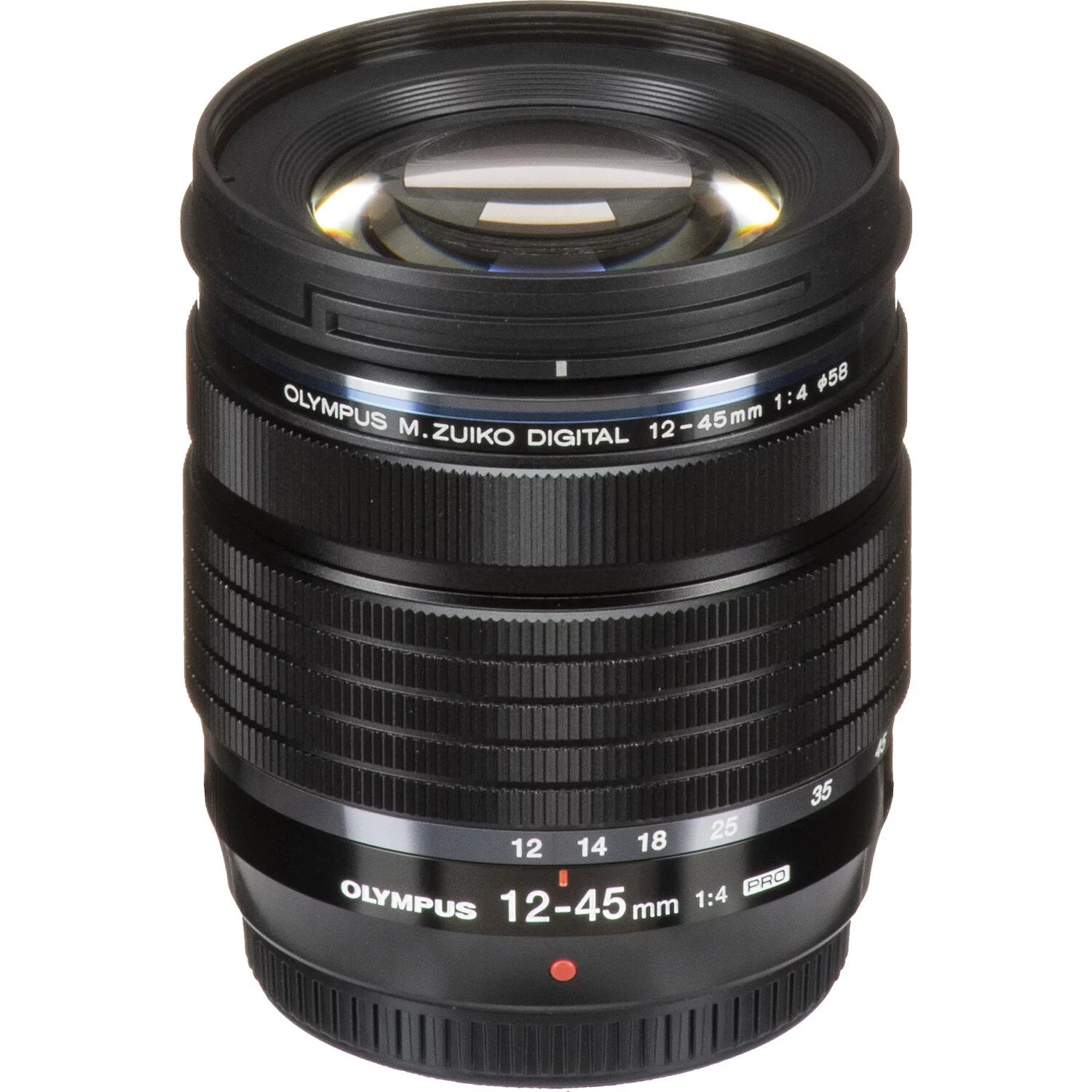 Ultimaxx Essential Bundle + Olympus M.Zuiko Digital ED 12-45mm f/4 PRO Lens (Ivory Box) + Manufacturer Accessories, 3PC Multi-Coated UV Filter Kit & More (16pc Bundle)