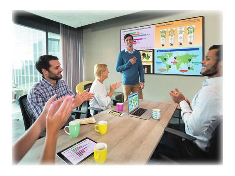 Sizeharp PN-HB751 - 75" Diagonal Class (74.6" viewable) LED-backlit LCD display - digital signage - 4K UHD (2160p) 3840 x 2160 - direct-lit LED
