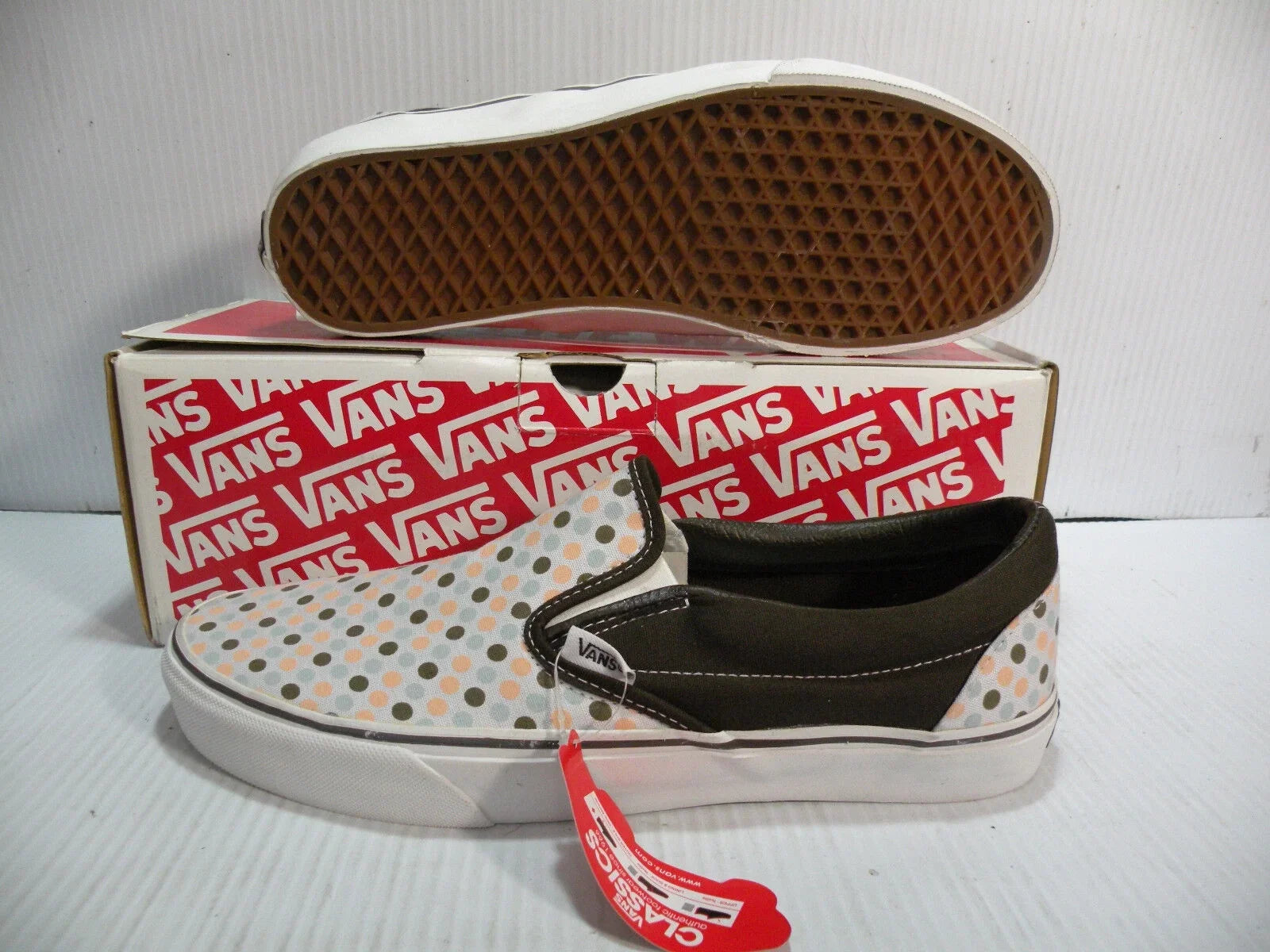VANSize CLASizeSizeIC LOW POLKA DOTSize MEN SizeHOESize COFFEE/WALNUT 5862299 SizeIZE 11 NEW