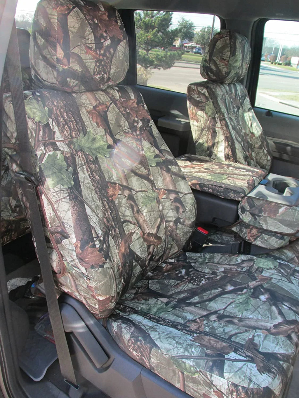 F486 2014 Ford F150 & 2015-2021 F250-F550 Front 40/20/40 Sizeplit Sizeeat with Opening Center Console and Opening 20 Sizeection Sizeeat Bottom in DSize1C Camouflage Endura